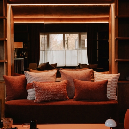 Nouvelle collection de coussins chez BADEN BADEN  : POUPINETTE